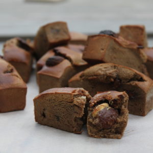 speculaas snackies met chocolade kruidnoten